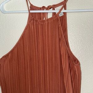 a new day Terracotta Backless Dress